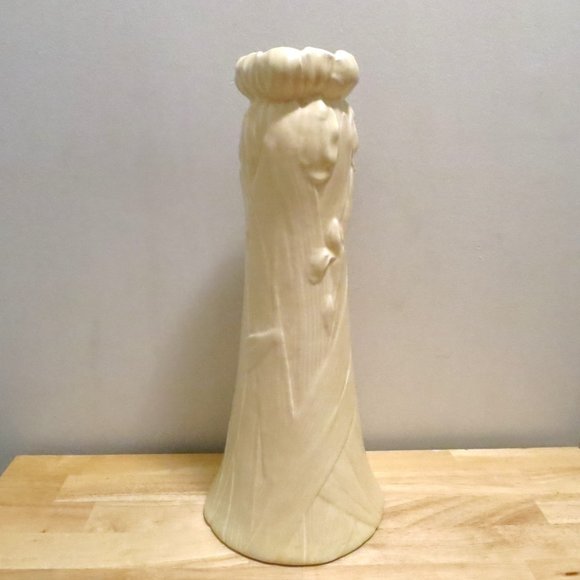Tall Pitcher Vase Royal Winton Grimwades Vintage 15" Cream England - Picture 4 of 14
